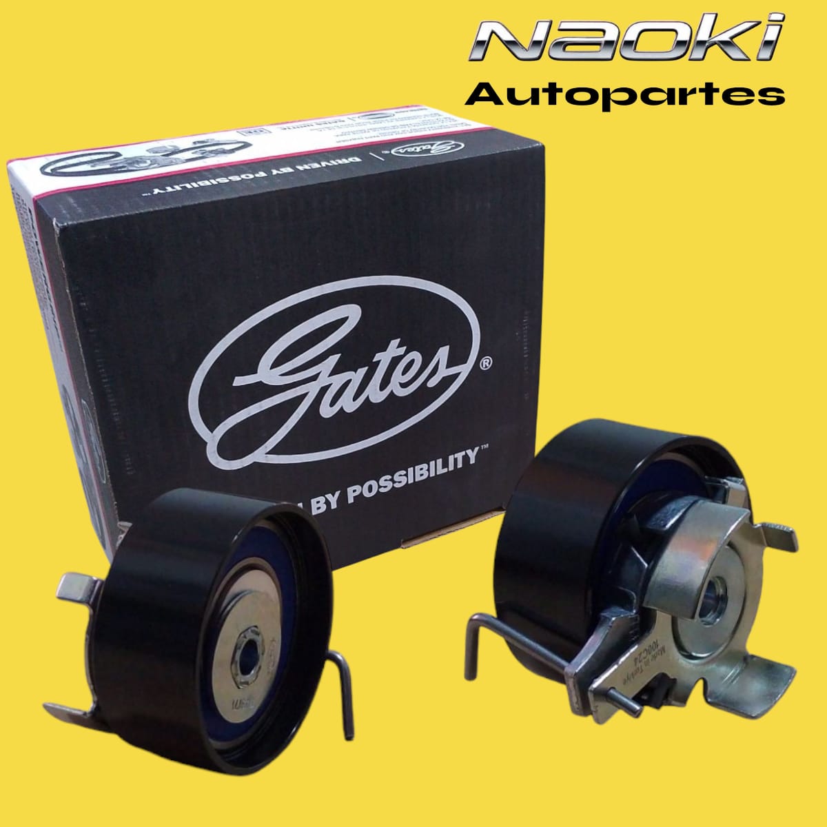 Kit distribucion fiesta 2011 al 2020 1.6 sin bomba gates