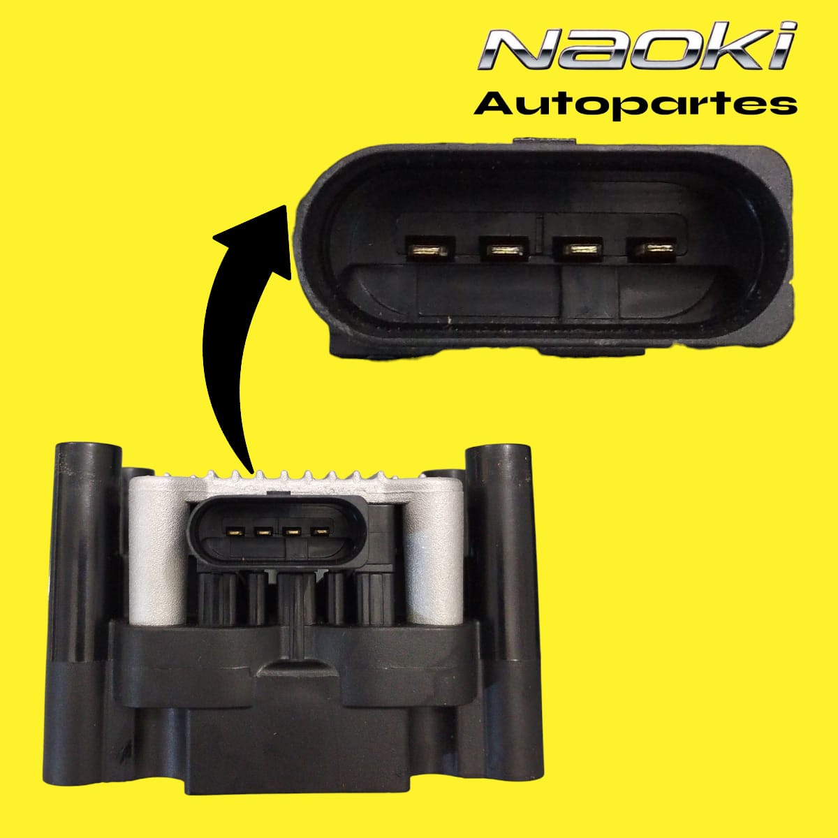Bobina Audi A3 2002 Al 2012 1.4, 1.8 Ngk 4 Pines