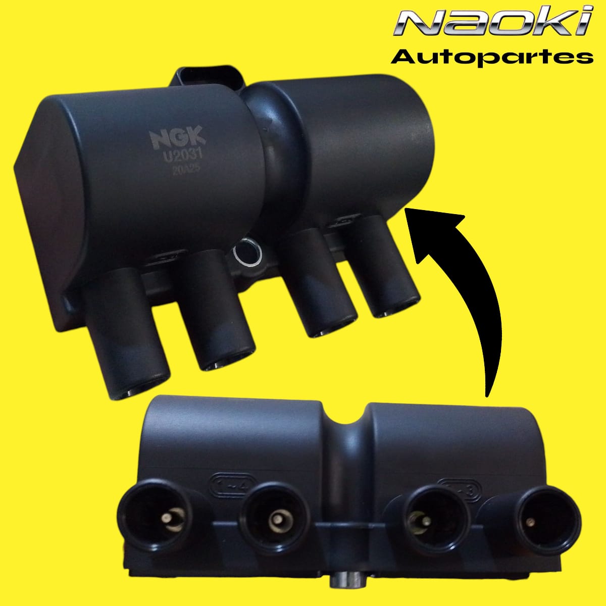 Bobina Spark 2011,2012,2013,2014,2015, 1.2, Ngk 3 Pines