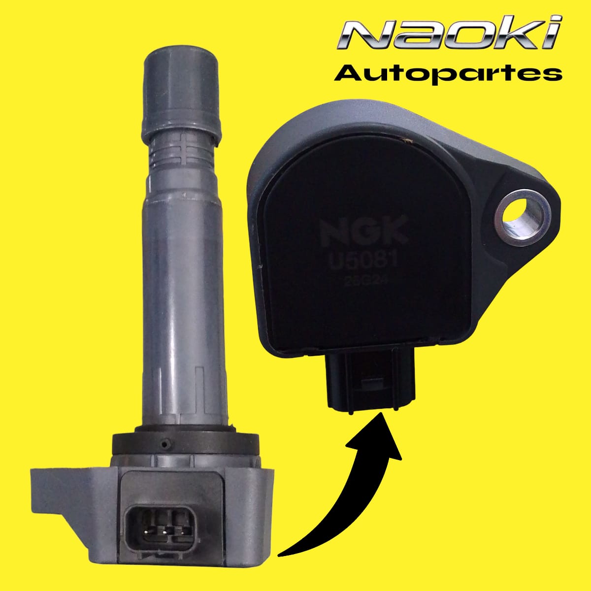 Bobina Honda Civic 2006 Al 2011, 1.8, Ngk 3 Pines