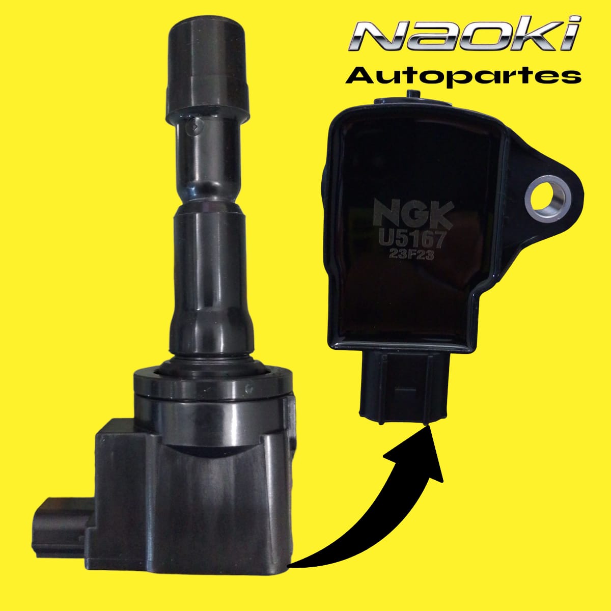 Bobina Honda Fit 2009 Al 2014 1.5 Ngk 3 Pines