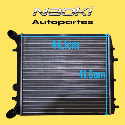Radiador Volkswagen Polo 2003 Al 2007 1.4,1.6,2.0L 4 Cil Sin Aire