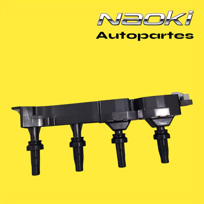Bobina Peugeot 207 2009 2010 2011 1.6 Injetech  4 Pines