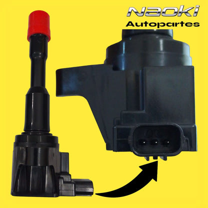 Bobina Honda Civic 2003 Al 2011 1.3 Injetech 3 Pines