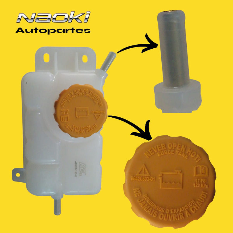 Deposito Anticongelante Pontiac G3 2006 Al 2009 1.6l C/tapon