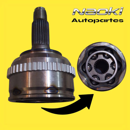 Espiga Honda Civic 2001 Al 2005 Derecho o Izquierda Estrias 26 Con abs Homocinética